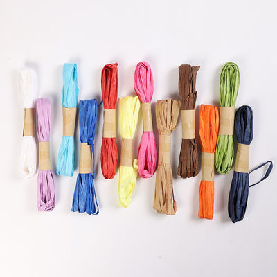Eco-vriendelijk 10m papier touw donkerblauw gedraaid Raffia koord ISO9001