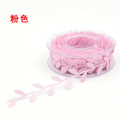 Polyester blad lint Ultrasone rood poly lint Voor bruiloft decoratie