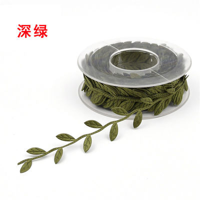 Polyester blad lint Ultrasone rood poly lint Voor bruiloft decoratie