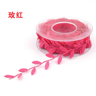 Polyester blad lint Ultrasone rood poly lint Voor bruiloft decoratie