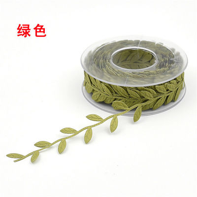 Polyester blad lint Ultrasone rood poly lint Voor bruiloft decoratie