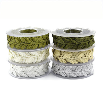 Polyester blad lint Ultrasone rood poly lint Voor bruiloft decoratie