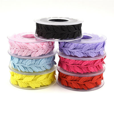 Polyester blad lint Ultrasone rood poly lint Voor bruiloft decoratie
