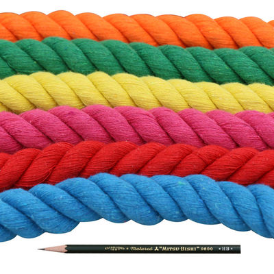 DIY gekleurde katoenen macramesnoer 20 mm gekleurde katoenen touw voor ambachten