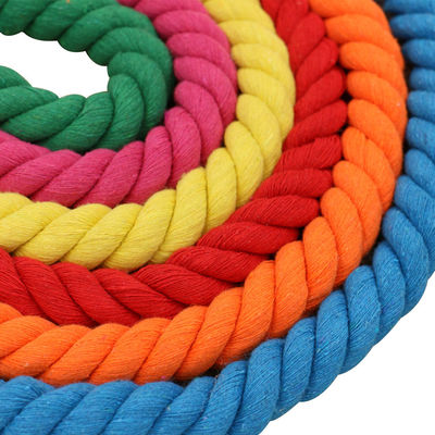 DIY gekleurde katoenen macramesnoer 20 mm gekleurde katoenen touw voor ambachten