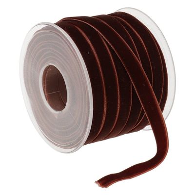 10mm*20Y elastisch fluwelen lint Roze fluwelen draadband ISO9001