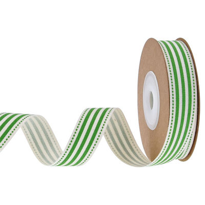 15 mm * 3y kerstcadeau lint gedrukt wit katoen lint voor cadeautjes