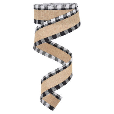 40 mm &amp; 63 mm*10y Jute Gattice Ribbon Biodegradable Gattice Burlap Ribbon