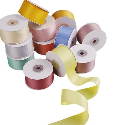 5 mm-50 mm polyester katoen gewoon brei- lint aangepast katoen lint voor cadeauverpakking