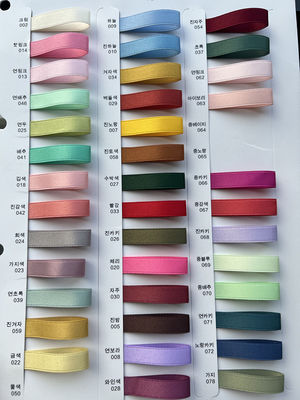 5 mm-50 mm polyester katoen gewoon brei- lint aangepast katoen lint voor cadeauverpakking