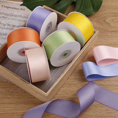 5 mm-50 mm polyester katoen gewoon brei- lint aangepast katoen lint voor cadeauverpakking