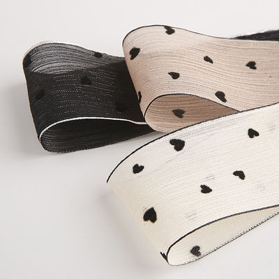 3 kleuren gestreept lint 40mm hart gedrukt polyester lint OEM Eco Friendly