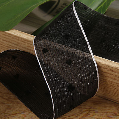 3 kleuren gestreept lint 40mm hart gedrukt polyester lint OEM Eco Friendly