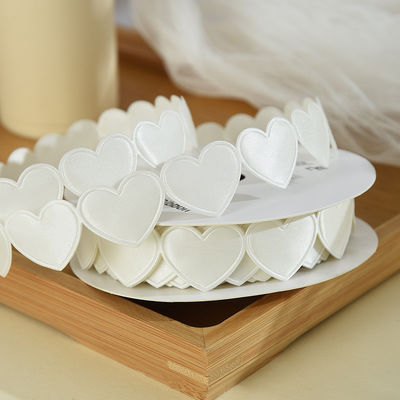 1.5cm*9m 2.5cm*9m Hartvorm Valentijnsdag Polyester Gift Ribbon Voor Luxe Gift Packaging