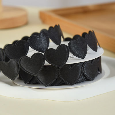 1.5cm*9m 2.5cm*9m Hartvorm Valentijnsdag Polyester Gift Ribbon Voor Luxe Gift Packaging