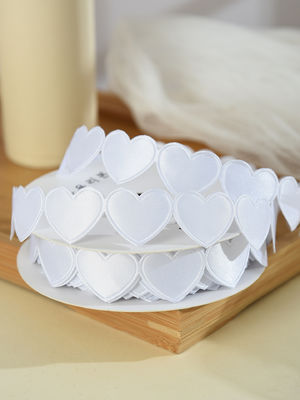 1.5cm*9m 2.5cm*9m Hartvorm Valentijnsdag Polyester Gift Ribbon Voor Luxe Gift Packaging