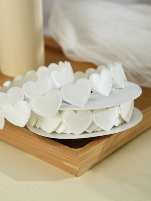 1.5cm*9m 2.5cm*9m Hartvorm Valentijnsdag Polyester Gift Ribbon Voor Luxe Gift Packaging