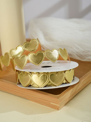 1.5cm*9m 2.5cm*9m Hartvorm Valentijnsdag Polyester Gift Ribbon Voor Luxe Gift Packaging