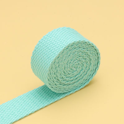 20mm-50mm Verdikte Polyester Cotton Webbing School Bag Rugzak Handtas Canvas Riem Solid Color Plain Weave Riem