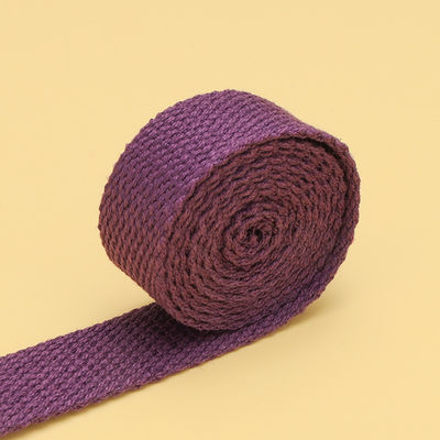 20mm-50mm Verdikte Polyester Cotton Webbing School Bag Rugzak Handtas Canvas Riem Solid Color Plain Weave Riem