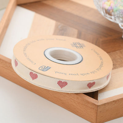 13mm logo katoen lint literair vers bloem boeket taart decoratie cadeau doos lint zelfstandig materiaal verpakkings lint