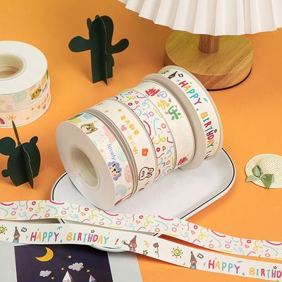 20mm*25y Splitsed Edge Cotton Ribbon voor cakeverpakking en decoratie