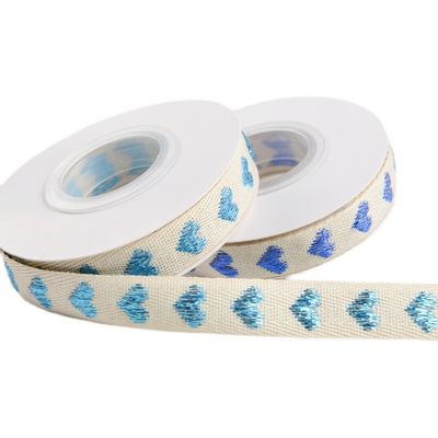 16mm*9m Hartpatroon Jacquard Katoen Ribbon Voor Kleding Accessoires