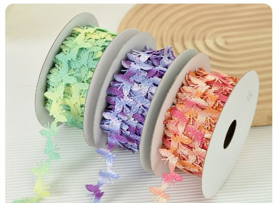 2cm*25y Ultrasone vlinderband voor cadeauverpakkingen en kleding accessoires