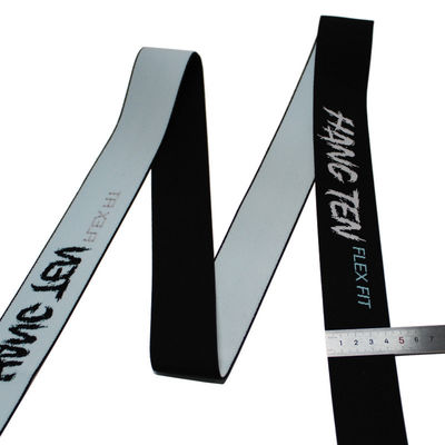 4.4cm Jacquard aangepast logo elastisch lint en webbing voor kleding accessoires taille band