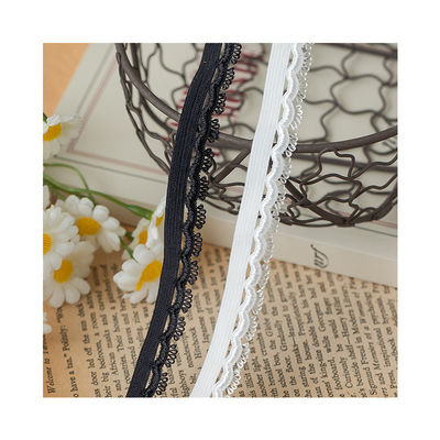 Hoofdlamp Gelegenheid 1,5 cm Geweven Oogboog Rand Polyester Elastische BH Riem Ribbon Voor kleding Accessoires